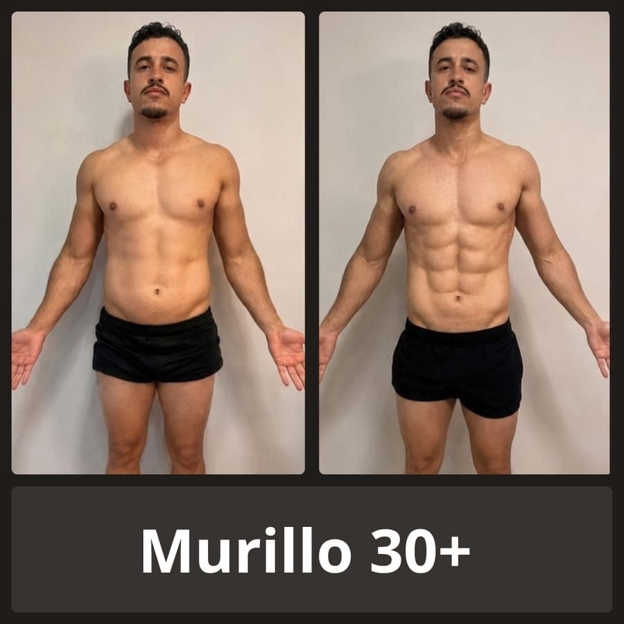 Antes e depois — Murillo, 30+